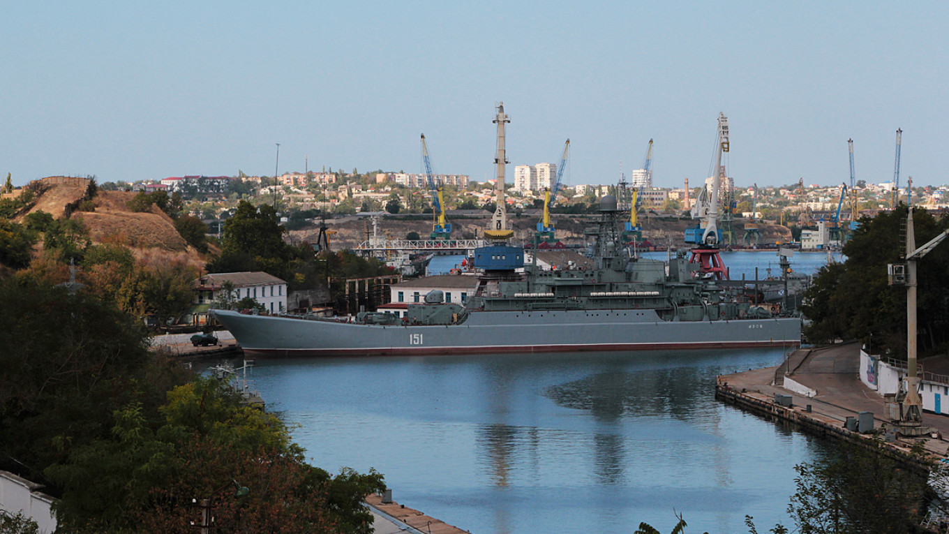 Russia says ‘repelled’ drone attack on Crimea port