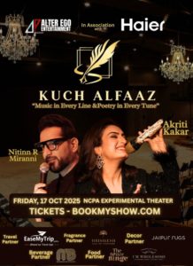 Alfaaz by Nitinn R Miranni, to be Performed by Akriti Kakar — Promises to Create Magic Where Words Meet Melody