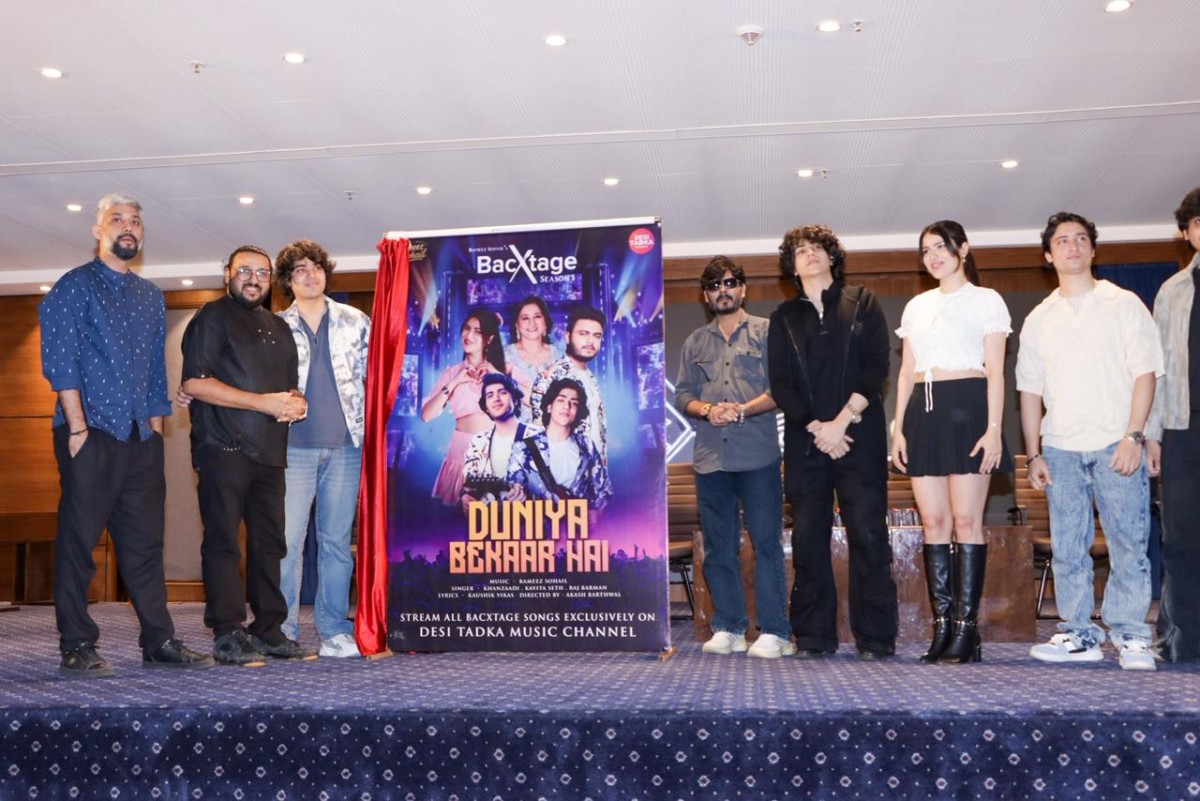 Grand Star-Studded Launch of Rameez Sohail’s BacXtage Season 1 “Duniya Bekaar Hai” on Desi Tadka Music