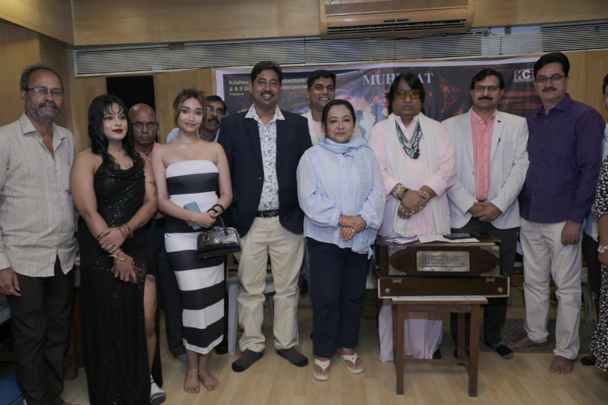 डॉ. कृष्णा चौहान की फिल्म "दांव" का मुहूर्त, दीपा नारायण झा और तरन्नुम मलिक की आवाज में गीत रिकार्ड, संगीतकार Dilip Sen