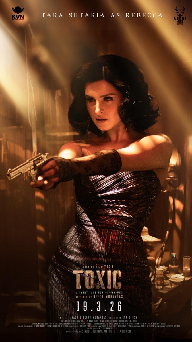 Tara Sutaria introduced as Rebecca from Yash’s Toxic: A Fairytale for Grown-Ups