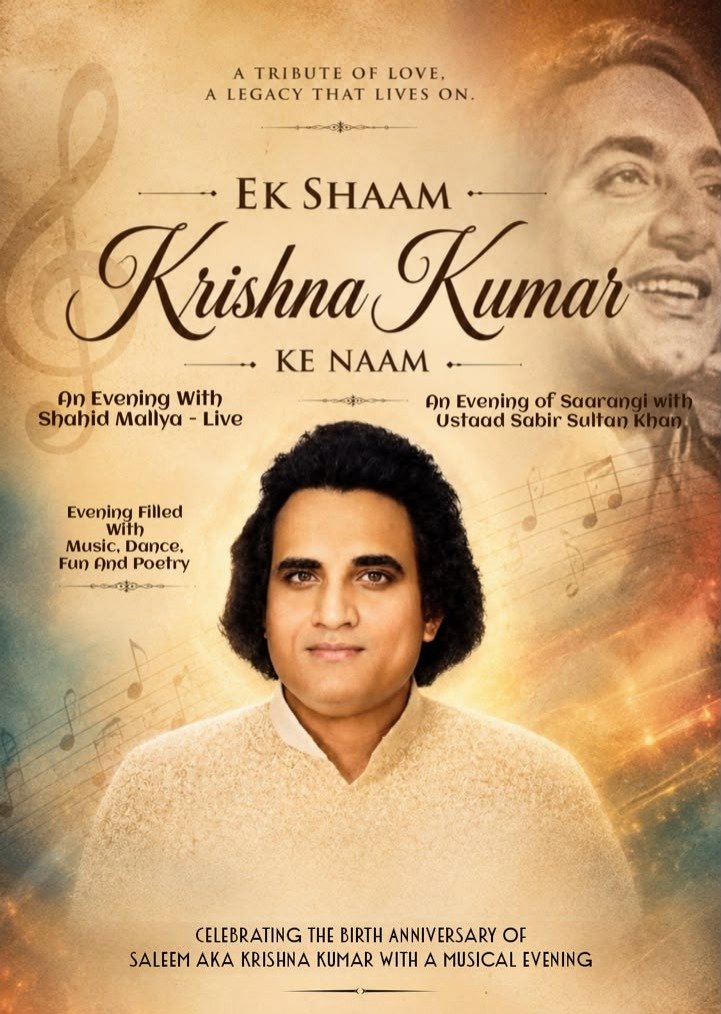 Shahid Mallya Announces ‘Ek Shaam Krishna Kumar Ke Naam – A Tribute of Love To My Father, A Legacy That Lives On’ Season 2