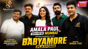 Amala Paul Spotted Shooting for BabyAmore Alongside Directors Manav Gohil and Naman Tyagi