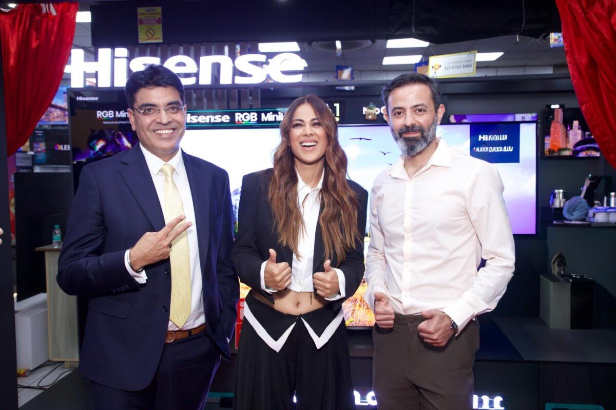 Hisense India Unveils RGB MiniLED Television Range at Kohinoor Televideo, Mumbai, with celebrity Nia Sharma